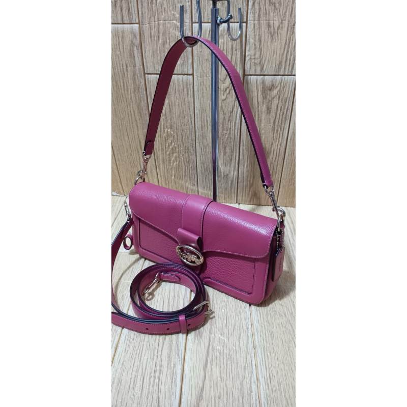 coach Georgie shoulder bag strawberry haze