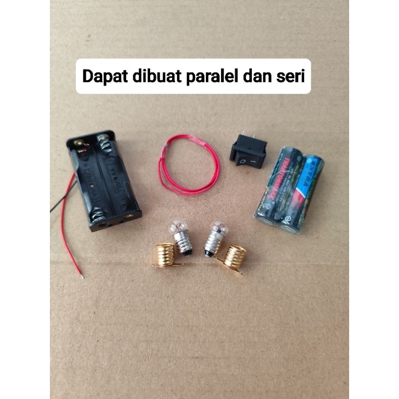 

Rangkaiann Listrik Seri dan Paralel Praktek IPA kelas 6/Rangkaian Listrik Paralel dan Seri Praktek IPA/Rangkain Praktek IPA Listrik Seri dan Paralel