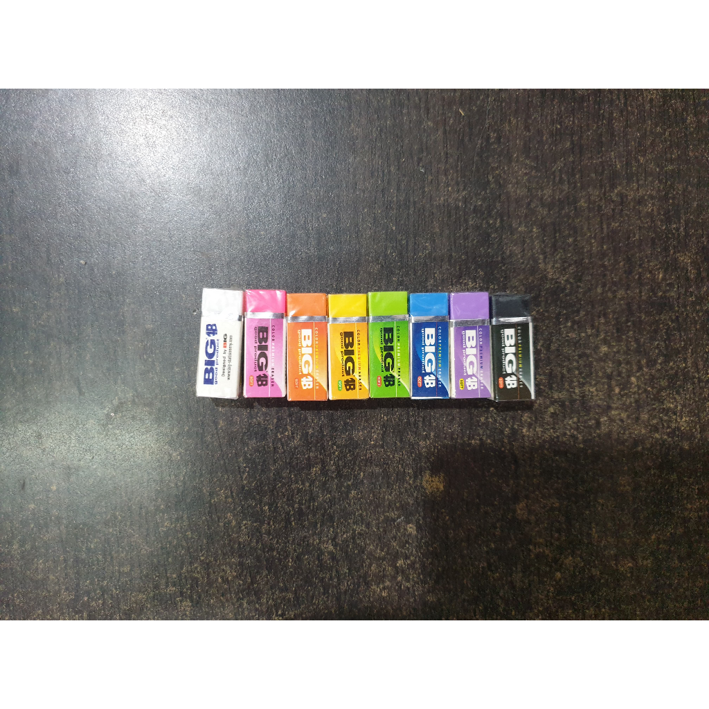 

Eraser , Penghapus, Setip BIG Warna Kecil no 9323 isi 32 pcs