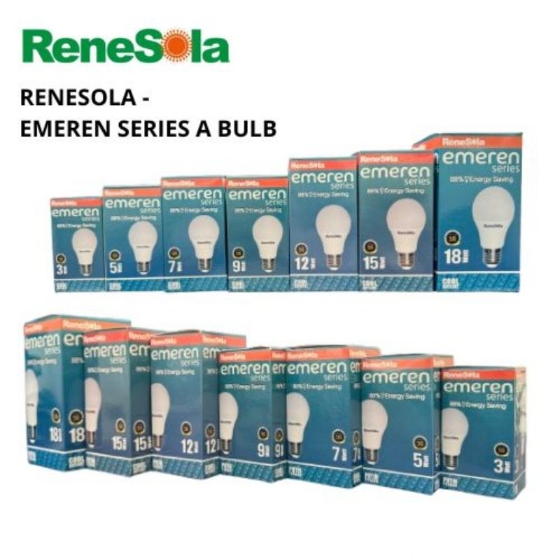 RENESOLA LED A BULB 15W, 18W