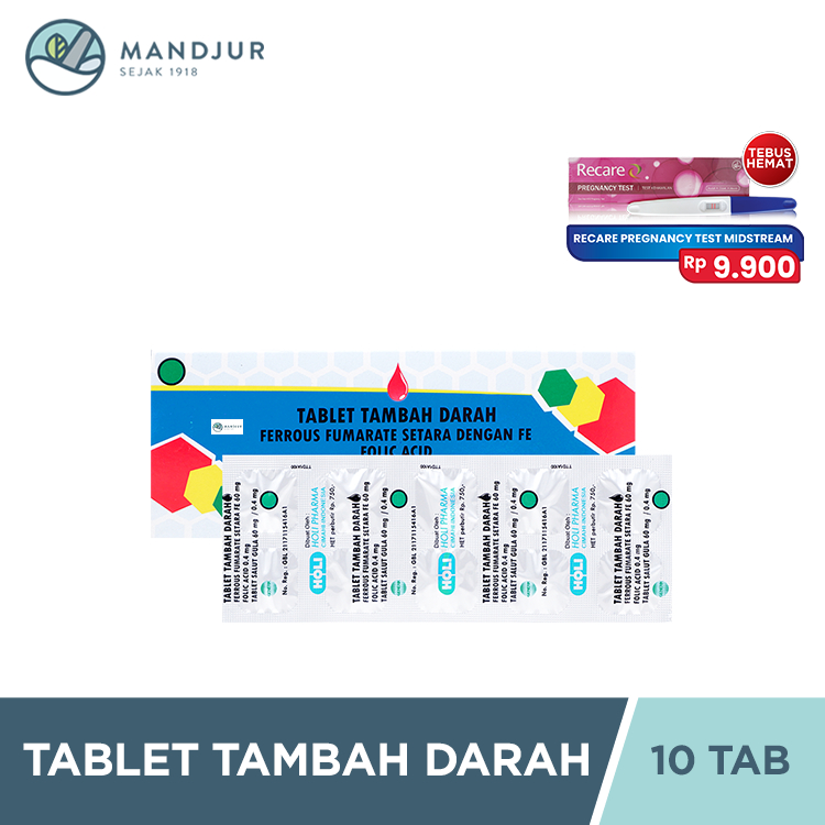 Tablet Penambah Darah - Suplemen Penambah Darah