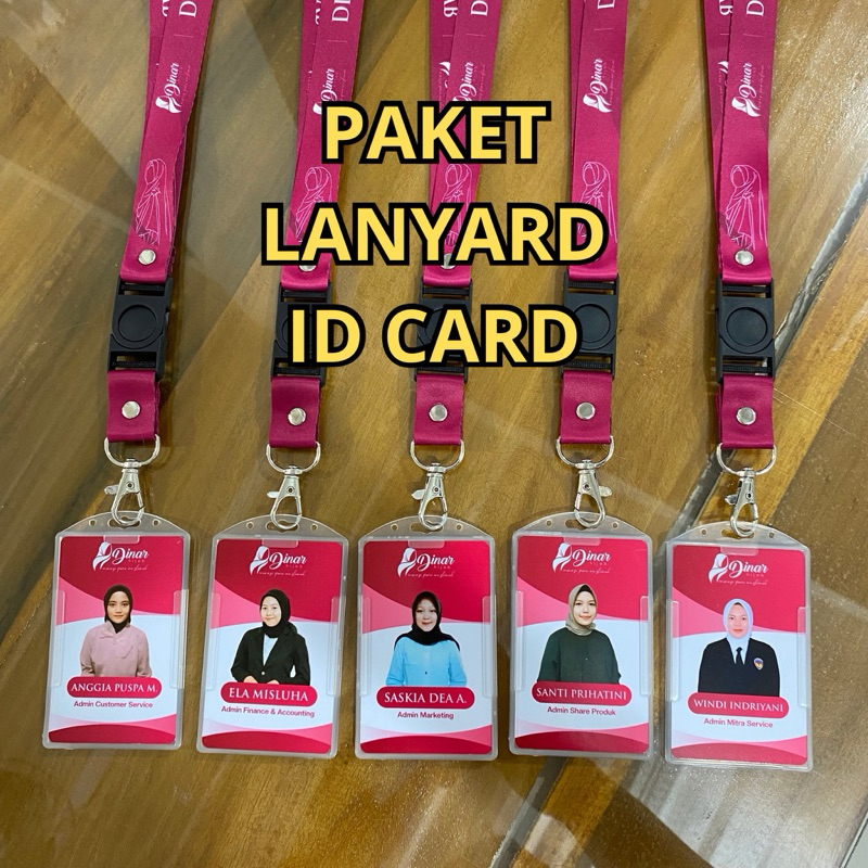 

Paket Cetak Lanyard ID Card Lengkap ( Tali + Frame + cetak kartu )