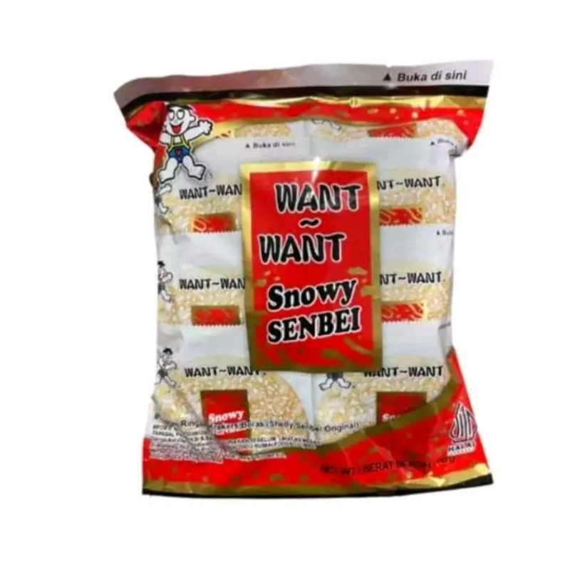 

Want Want Snowy Shelly Senbei Rice Cracker original