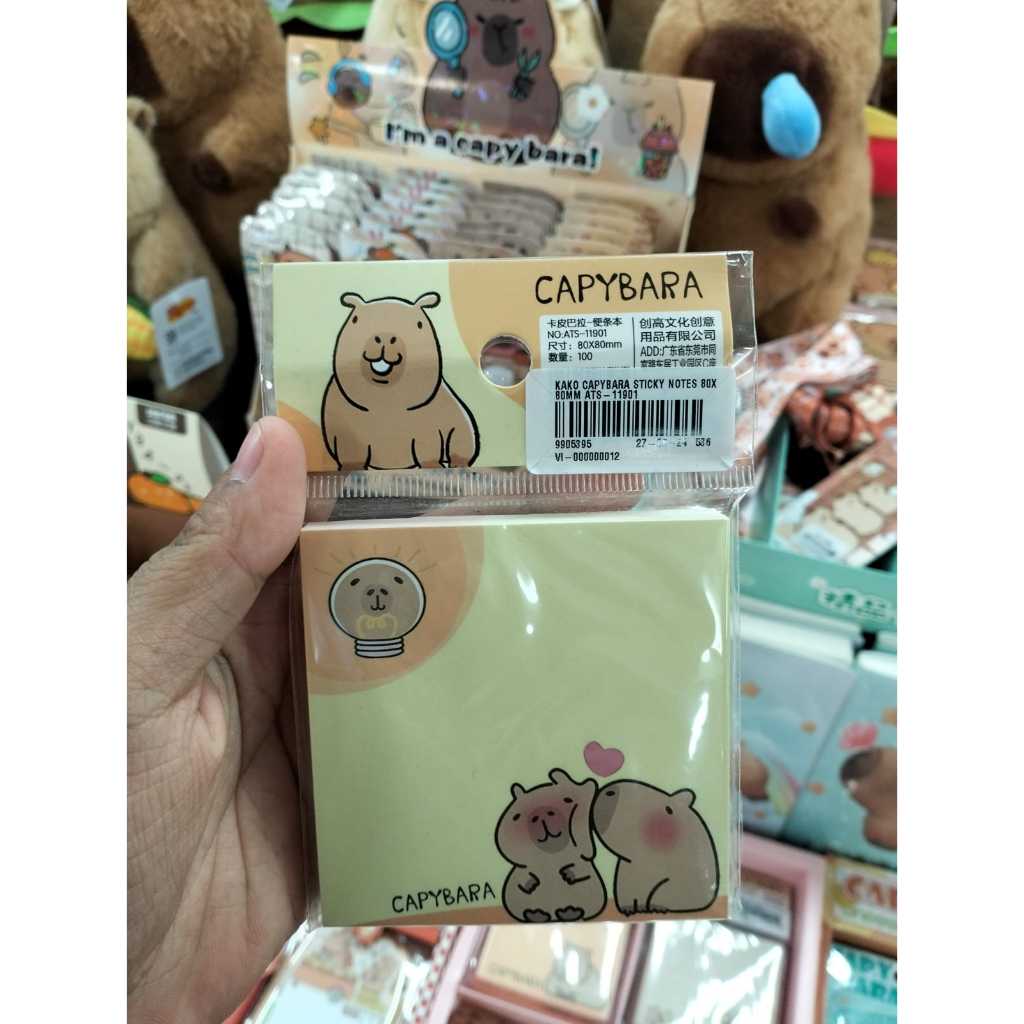 

Gramedia -Kako Capybara Sticky Notes 80 x 80MM ATS -11901