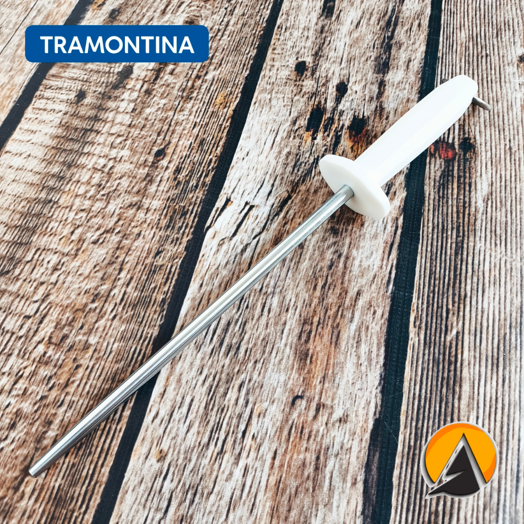 Honing steel polish pengasah pisau super halus tramontina 10" original brazil 24643/080