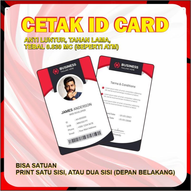 

Cetak ID Card PVC Premium Kartu Member | Cetak Kartu Anggota Pelajar | Cetak Member Card