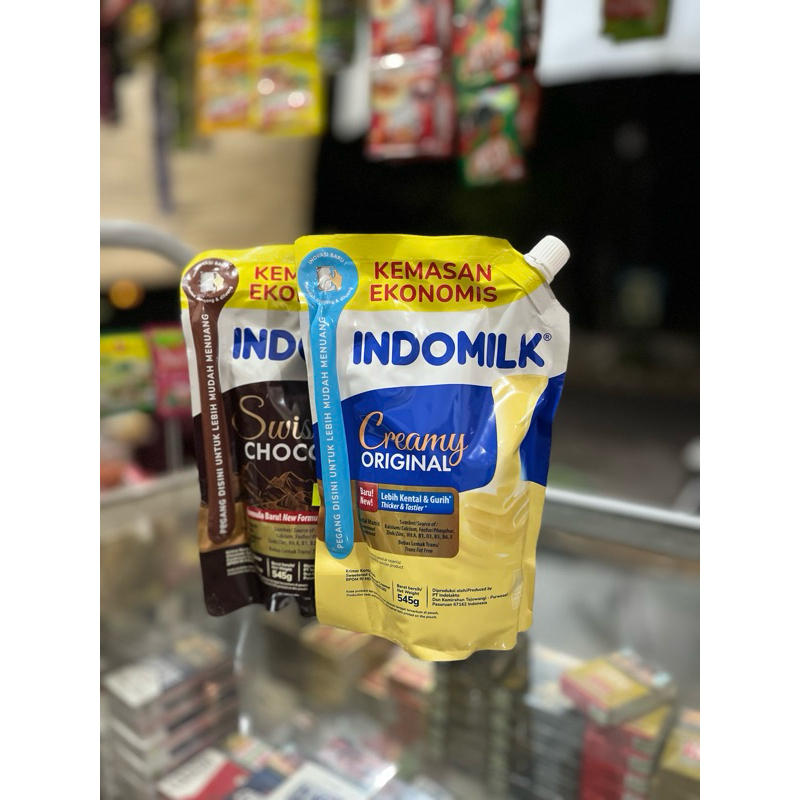 

INDOMILK KENTAL MANIS POUCH 545g | SUSU KENTAL MANIS