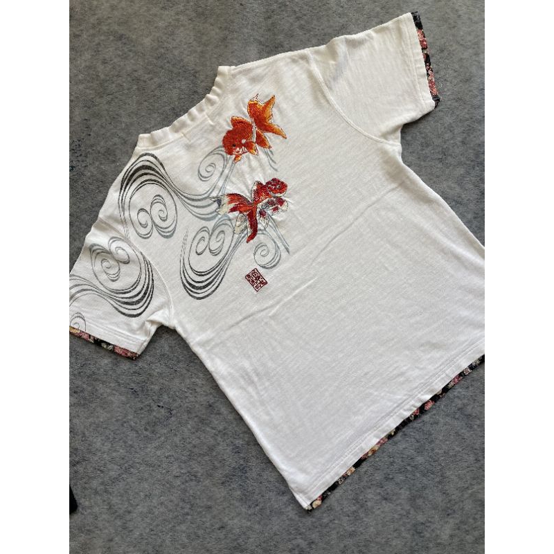 Kaos Sukajan Karakuri Tamashi Bordir