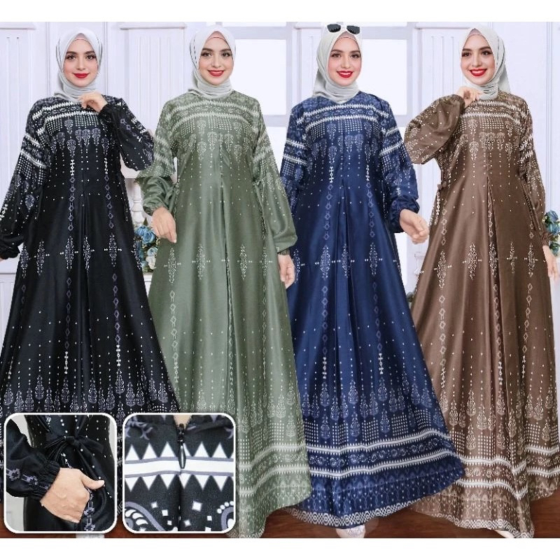GAMIS FITRI//GAMIS SILK PREMIUM//GAMIS MAXMARA LUX//GAMIS PESTA KEKINIAN//GAMIS PENGAJIAN