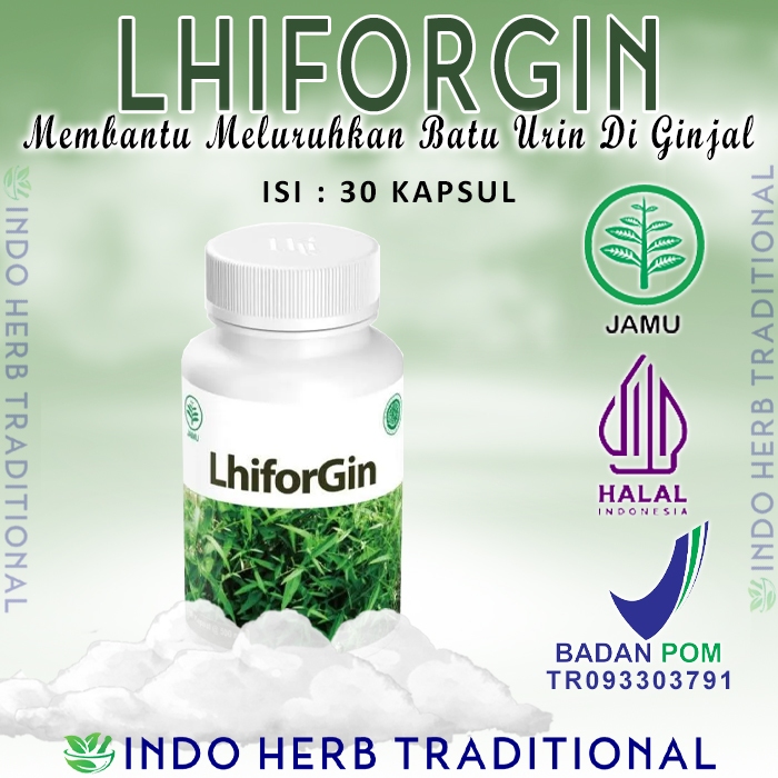Lhiforgin Original Asli Obat Herbal Membantu Meluruhkan Batu Urin Ginjal