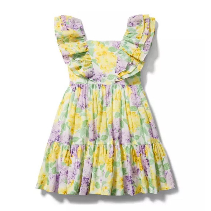 Janie and Jack Floral Ruffle Dress