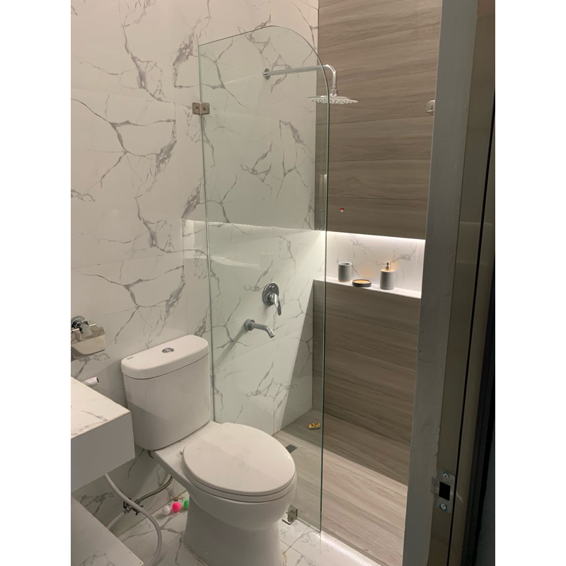 Sekat Kaca Kamar Mandi 10mm