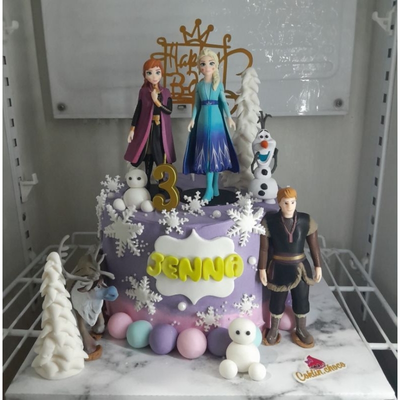 

cake birthday frozen anna / kue ultah frozen elsa