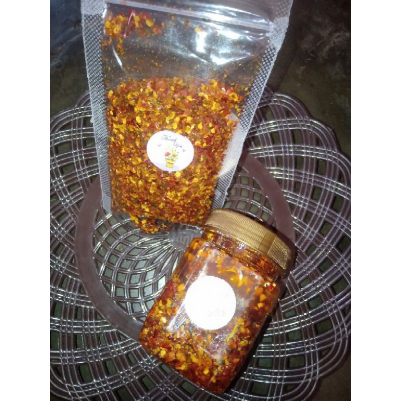 

cabe bubuk dan Chili oil