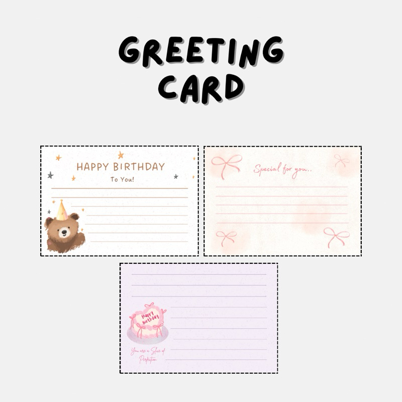 

Fichy - Extra Greeting Card / Kartu Ucapan