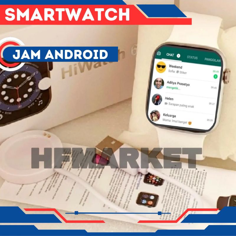 JAM TANGAN ANDROID ❮❮COD❯❯ BISA WA JAM TANGAN PRIA JAM TANGAN ANAK SMARTWATCH ANDROID Jam Tangan Mon