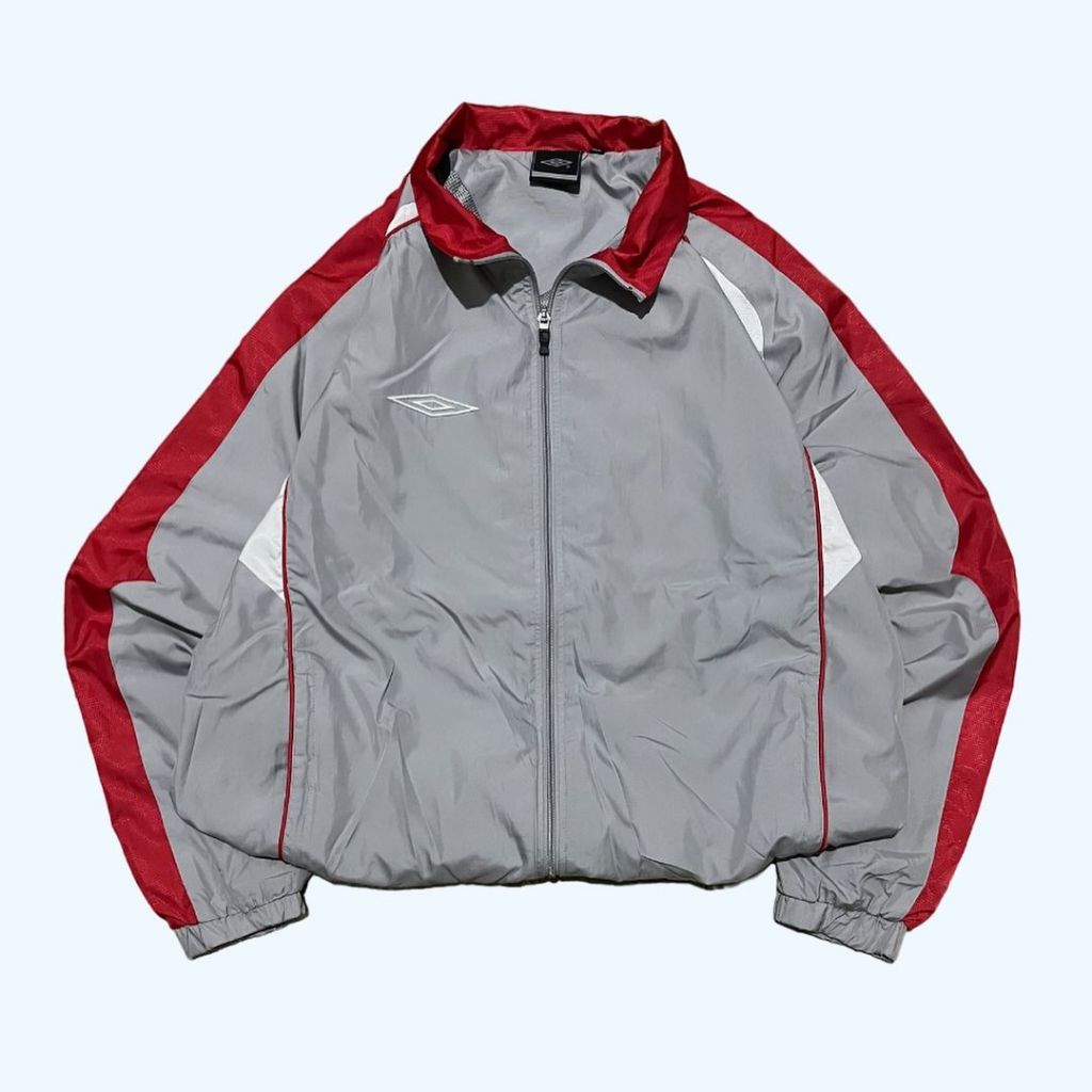 JAKET THRIFT WINDBREAKER THREETONE UMBRO | JAKET VINTAGE