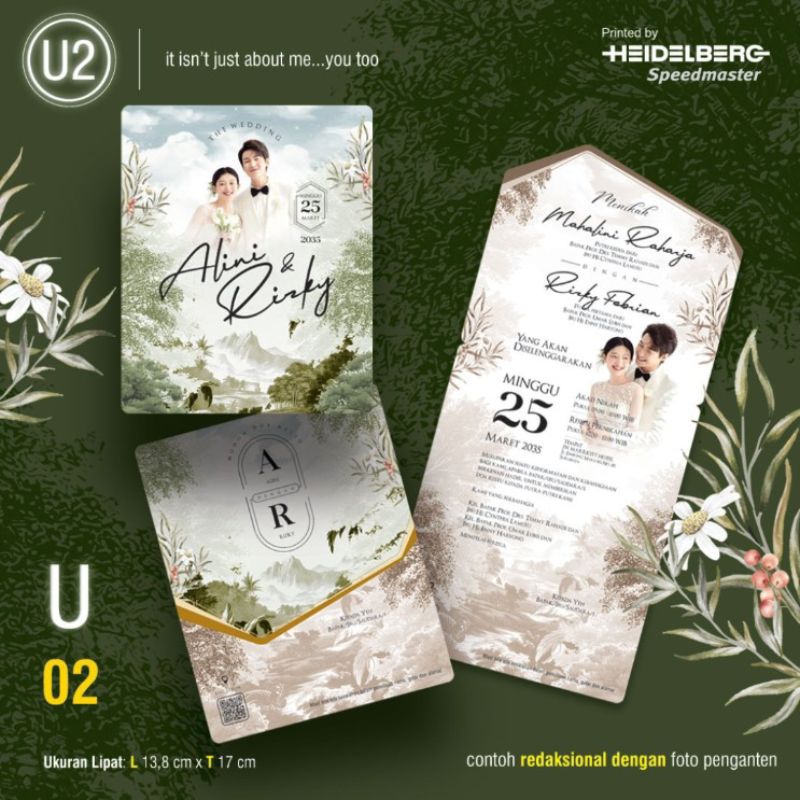 Undangan Pernikahan Murah Free Desain, Barcode, Denah & Plastik