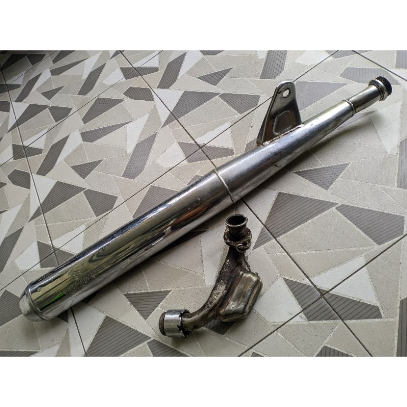 Muffler Knalpot Motor Suzuki Rc80 Rc100 Rc Spirit Rc Bravo Sprinter