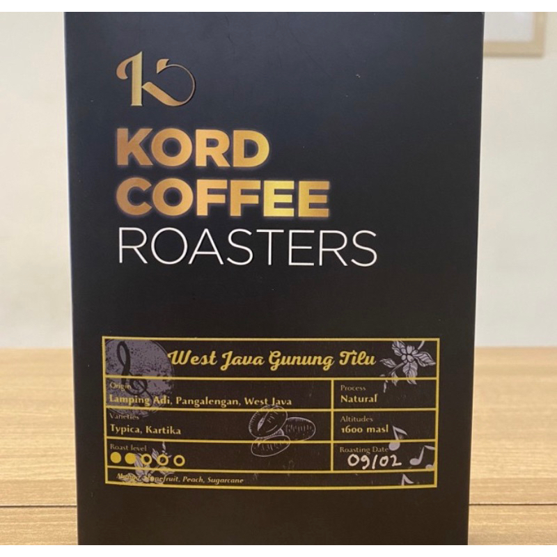 

West Java Gunung Tilu-Natural-Single Origin-Kord Coffee Roasters-Biji Kopi