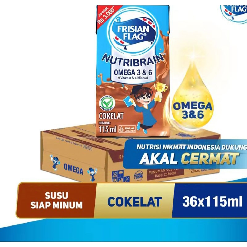 susu UHT frisian flag 115ml 1 dus isi 36