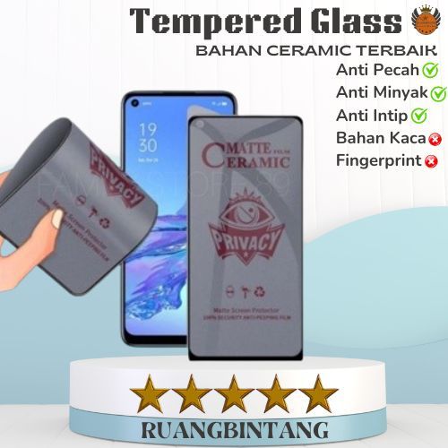 Ceramic Matte Spy Vivo Z1 Vivo Z1X Vivo Z1 Pro Vivo Z3 Vivo Z3X Vivo Z5 Vivo Z5X