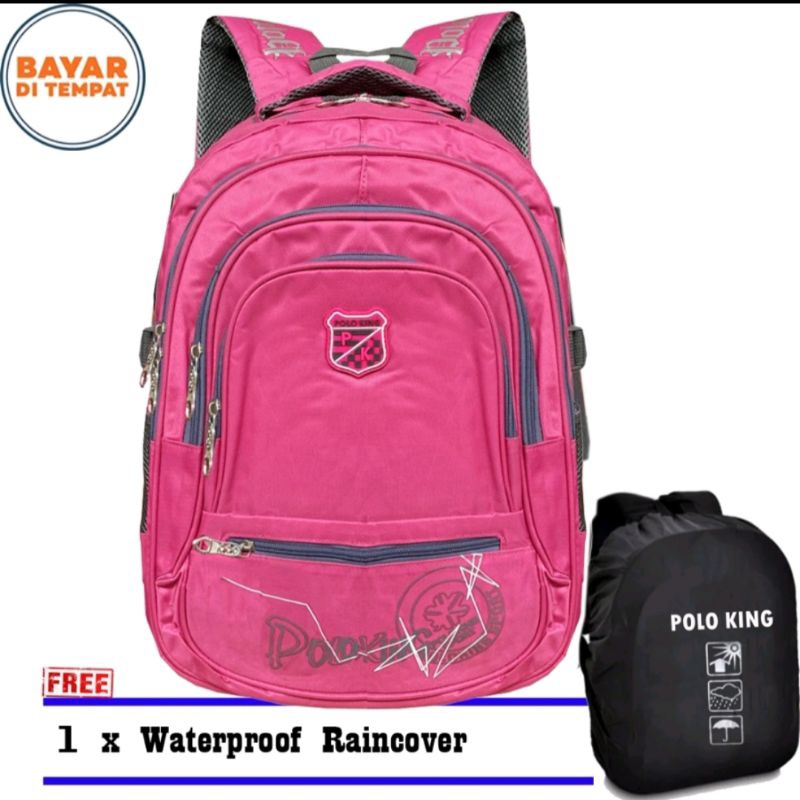 Tas Ransel import "Polo Wisdom" Tas sekolah, backpack Tas import murah berkualitas