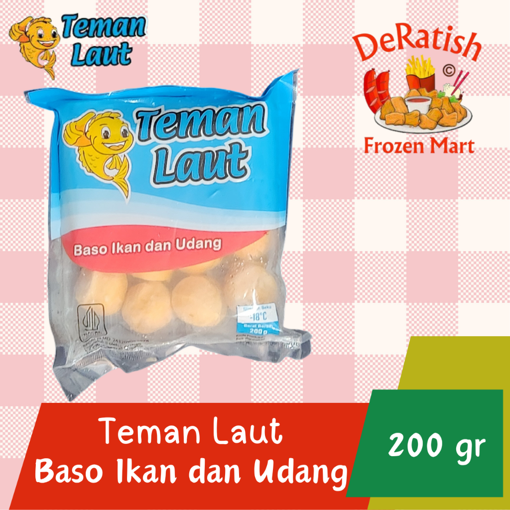 

Baso Ikan dan Udang Teman Laut 200 gram