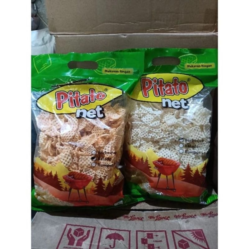 

SNACK PITATO NET DUA VARIAN RASA KEMASAN 200 GRAM