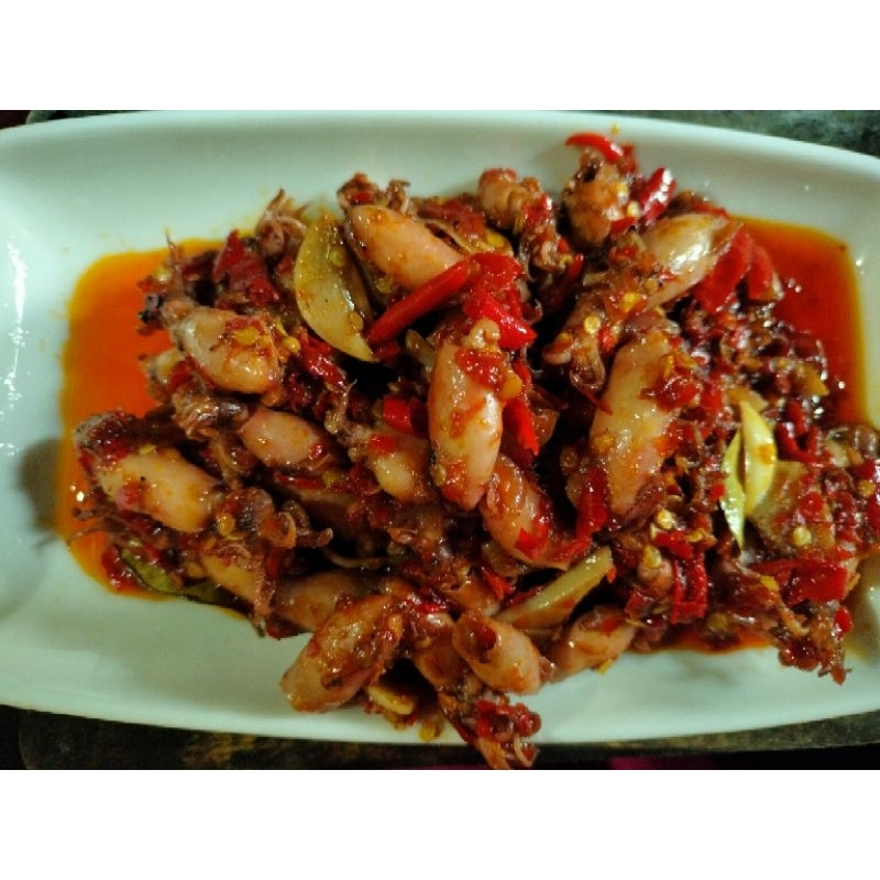 

paket usaha oseng cumi pedas dan oseng ceker pedas