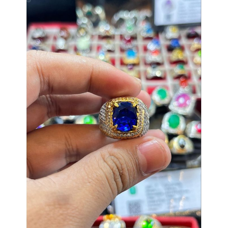 cincin blue sapphire