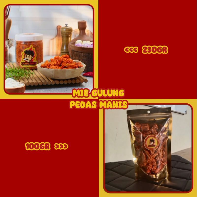 

MIE GULUNG PEDAS MANIS 230GR / MIE GULUNG PEDAS MANIS 100GR