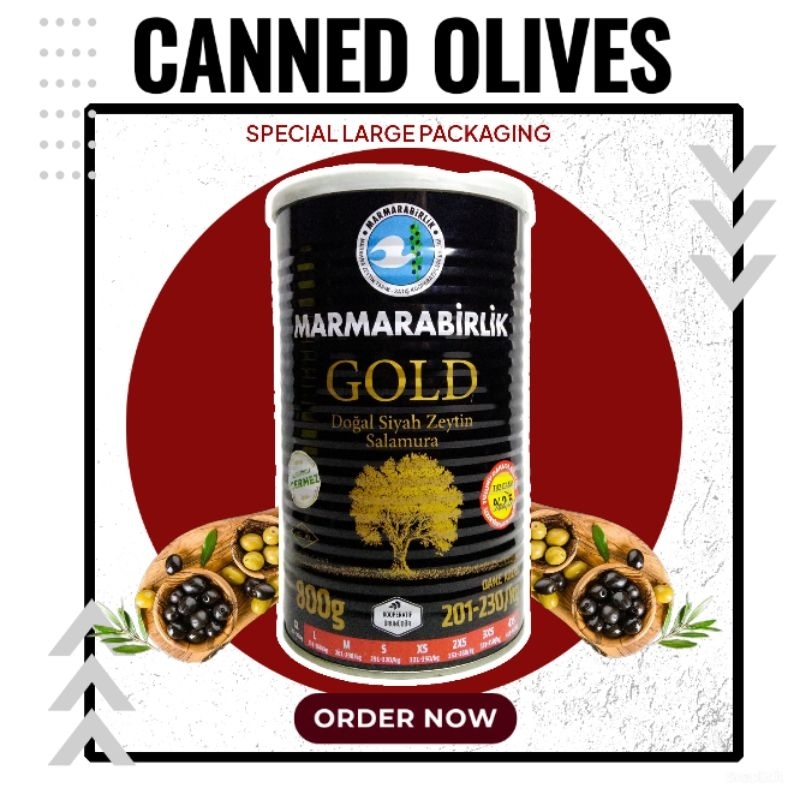 

black olive premium - buah zaitun hitam 800 gram