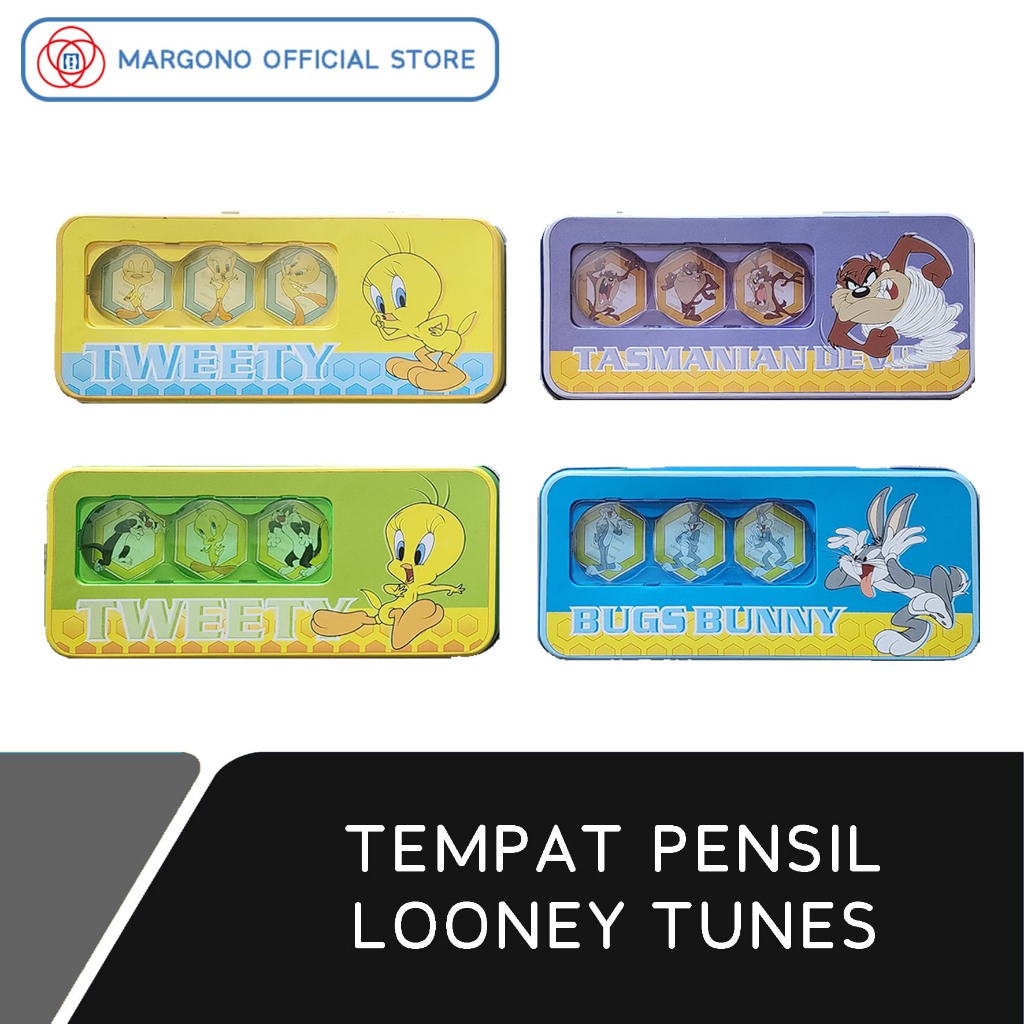 

Tempat Pensil Logam Tweety Looney Tunes | Official Licensed