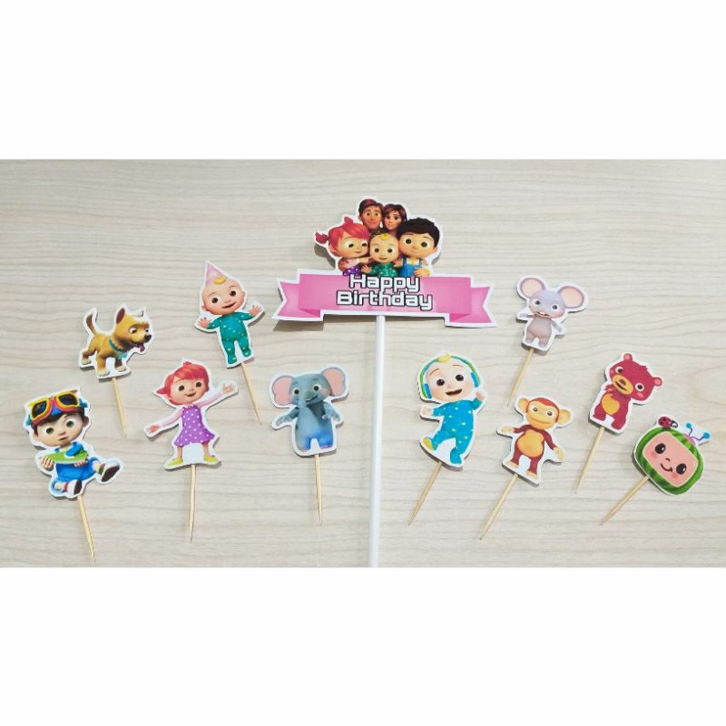 toppercake cocomelon birthday ultah