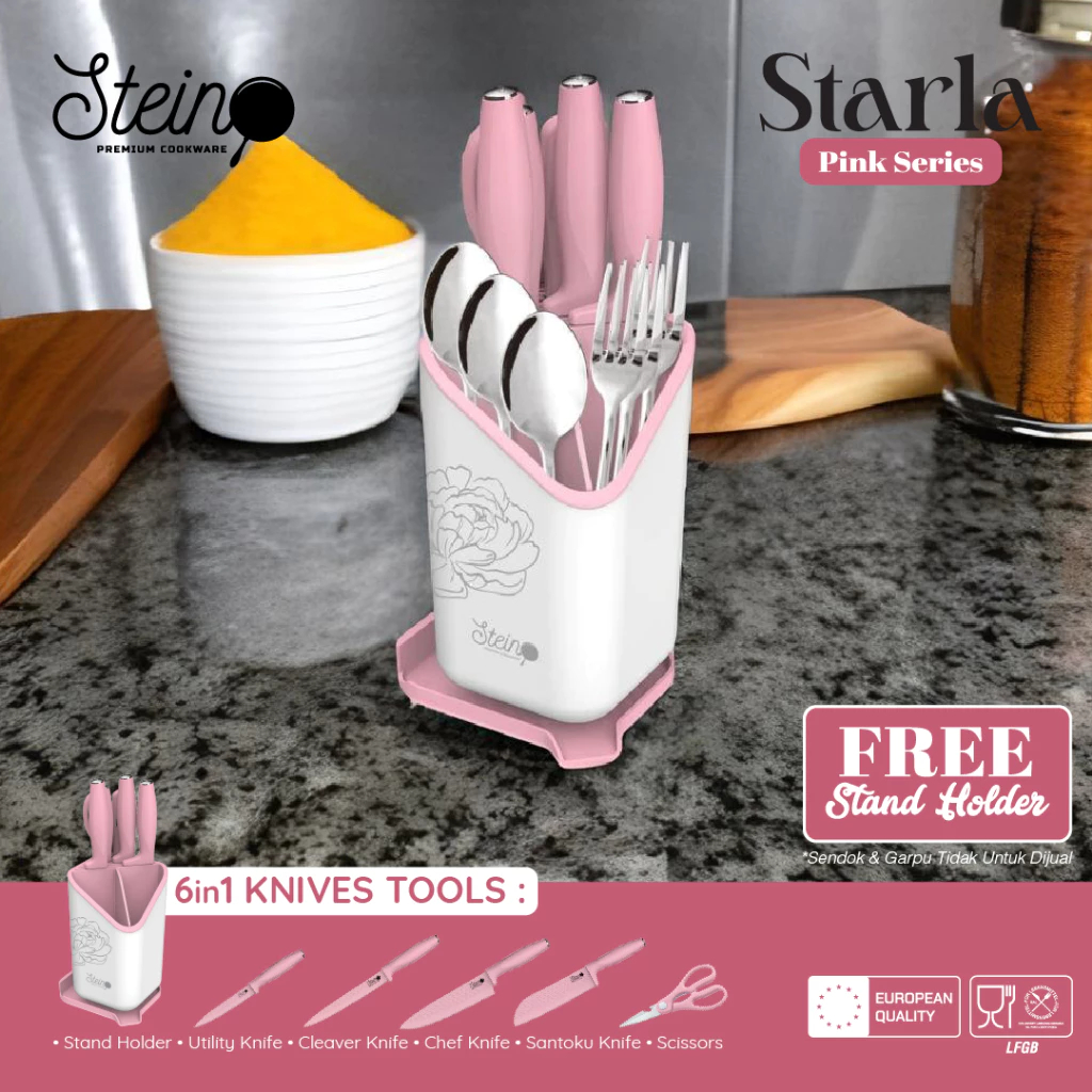 STEINCOOKWARE -- Starla Pisau stand holder premium Coating ORIGINAL