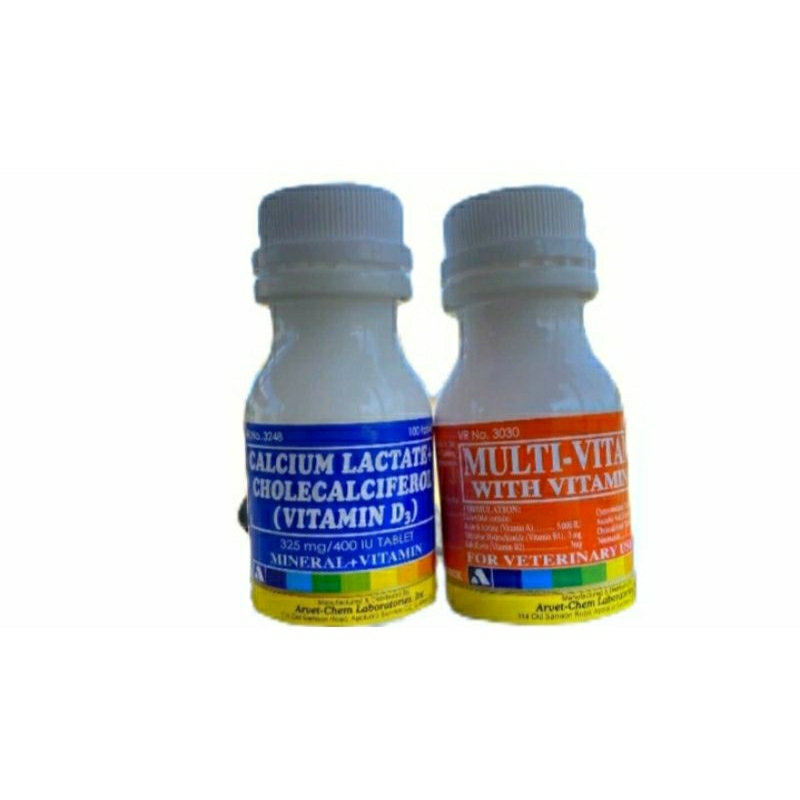CALCIUM LACTATE DAN MULTIVITAMIN UNTUK AYAM PHILIPHIN/BANGKOK