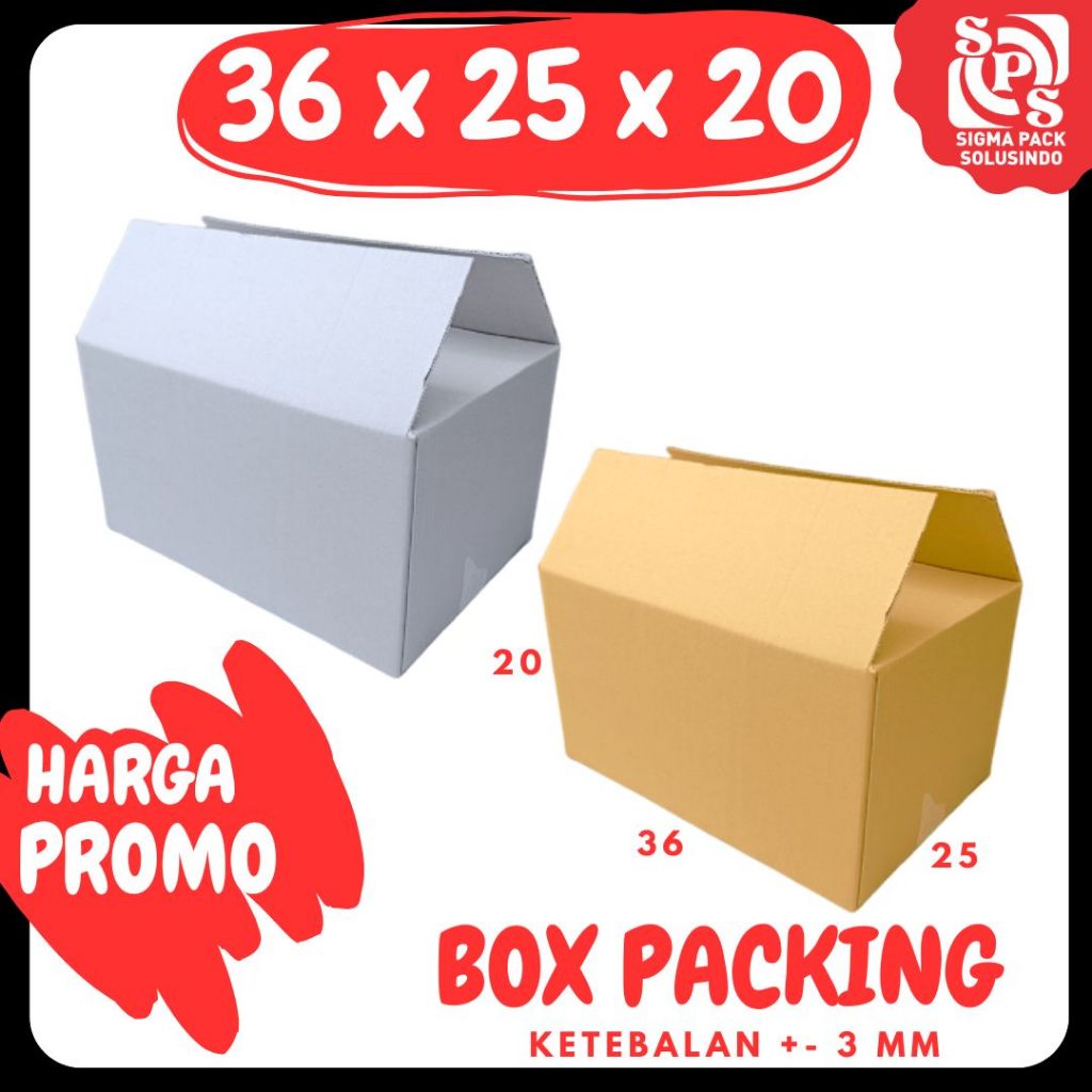 

Kardus AMDK 36x25x20 (48x220ml) Box Packing Karton Dus Kotak Kemasan Air Minum Jamu Minuman