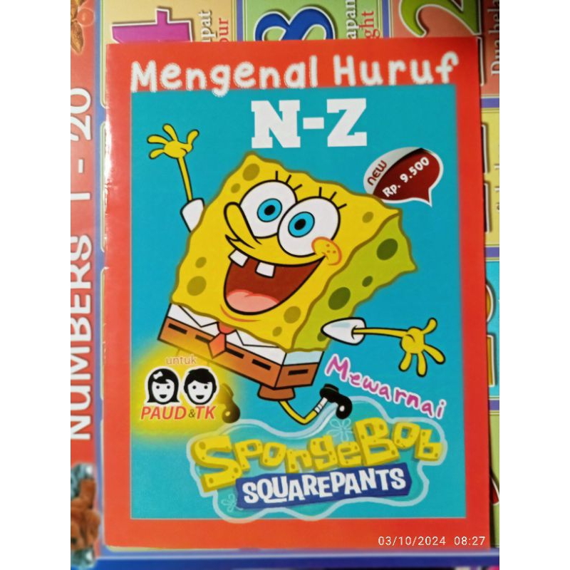 BUKU MEWARNA SPONGEBOB