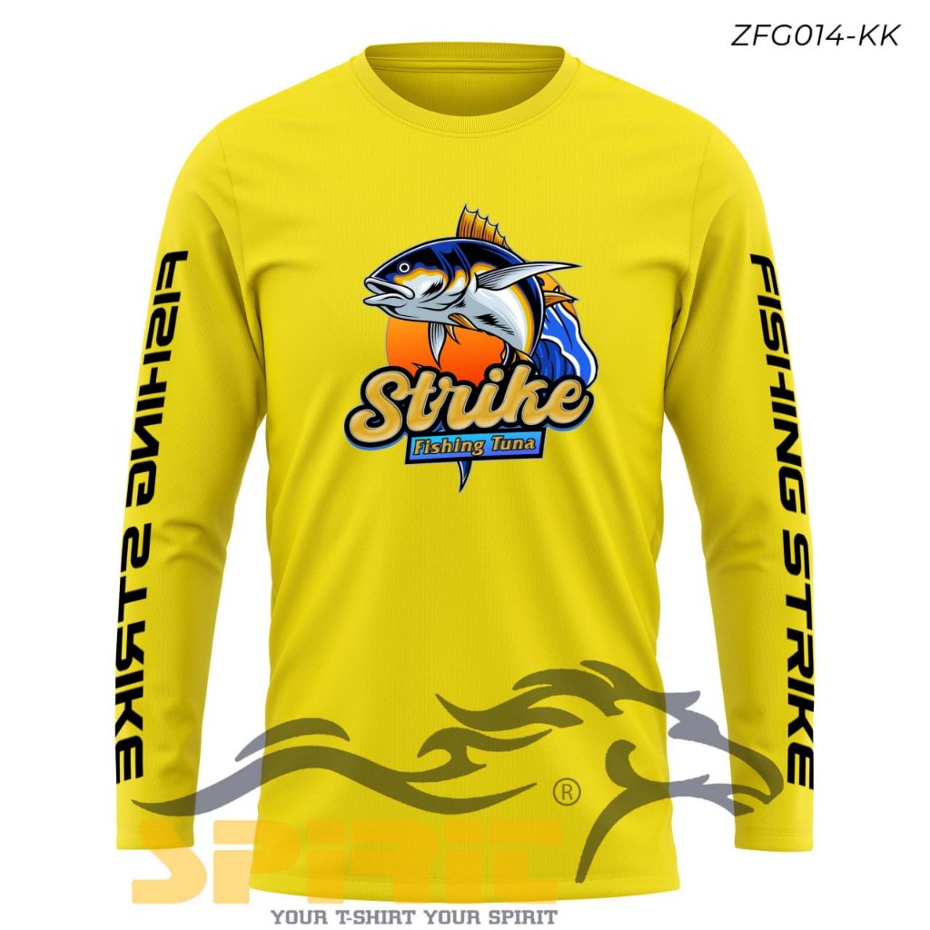 Baju Mancing Lengan Panjang Kaos Mancing Strike Fishing Tuna Jersey Mancing Pancing Ikan Premium