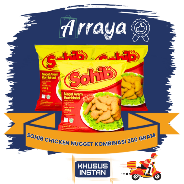 

SOHIB CHICKEN NUGGET KOMBINASI 250 GRAM