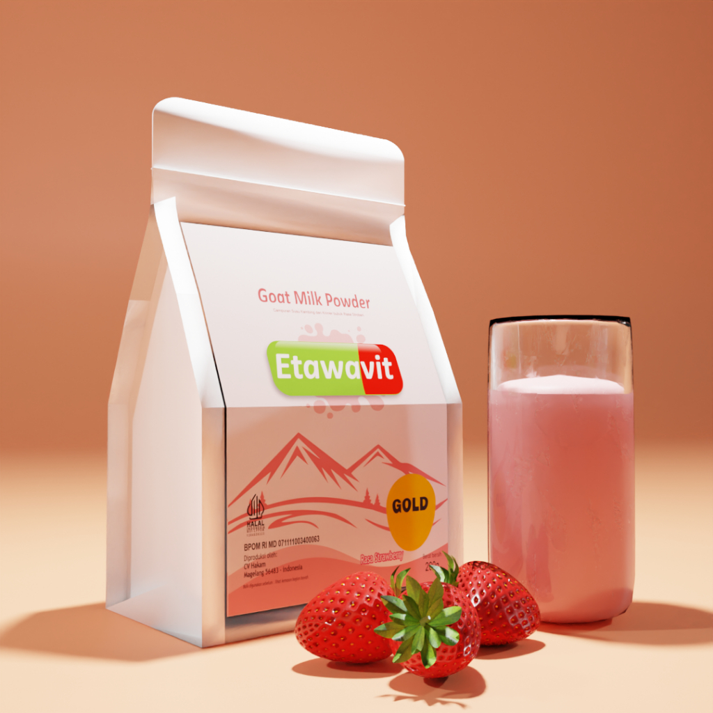 

ETAWAVIT Susu Bubuk Etawa Rasa Strowberry | Meningkatkan Stamina
