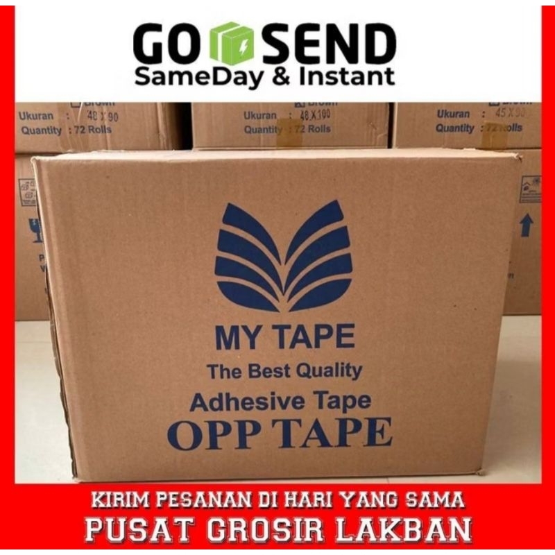 

lakban bening/coklat 48mm 2inch 90 YARD.SETARA DAIMARU