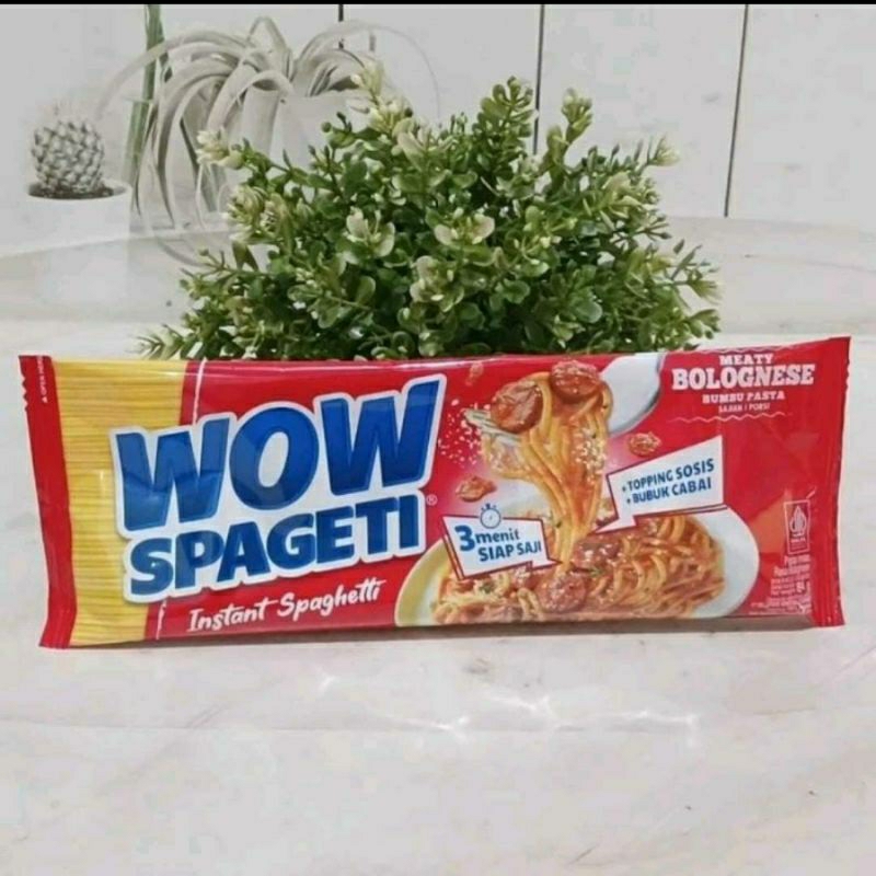 

LANGSUNG DIKIRIM,,,1bungkus wow spageti bolognese 84gram