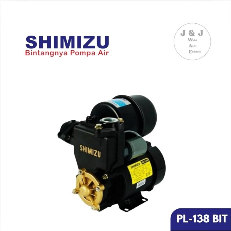 POMPA AIR SHIMIZU PL-138 BIT POMPA AIR OTOMATIS SUMUR DANGKAL SHIMIZU