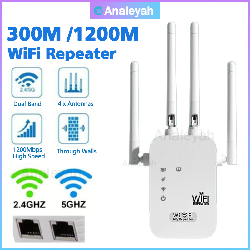 WIFI Repeater Wireless 300M Wifi Range Extender Router Repeater Wiffi Router Wifi Extender 1200M-ALY