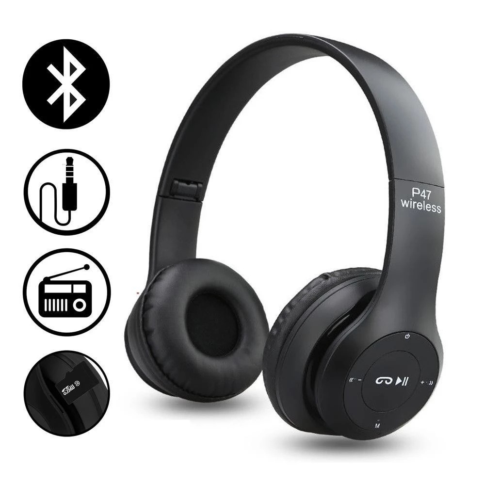 HEADPHONE Bluetooth Gaming Headset Wireless Pro Bass P47 headset Bluetooth p47 headset bluetooth
