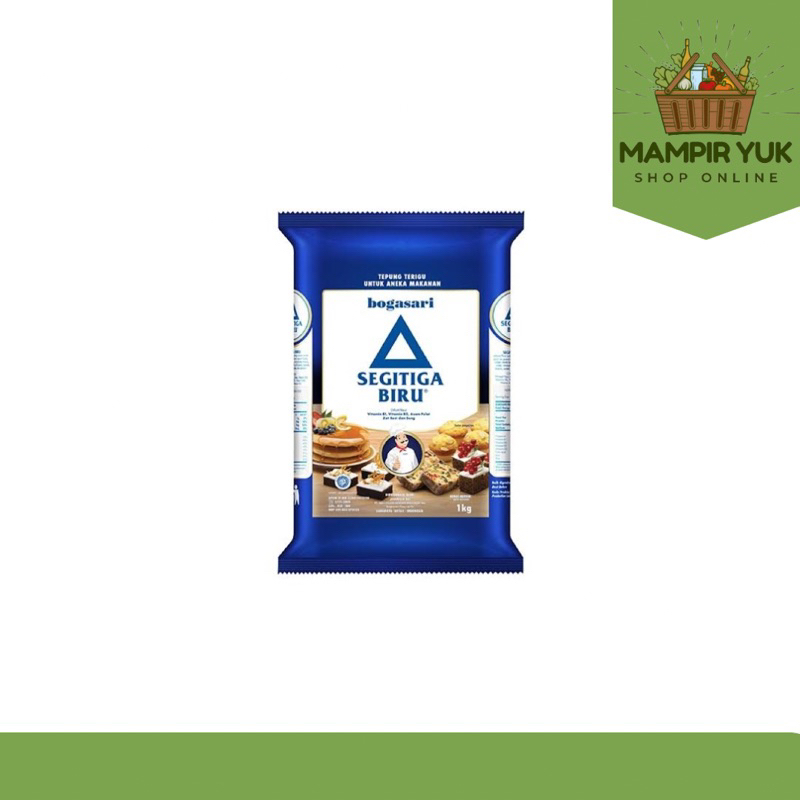 

Tepung segitiga biru premium 1 kg | mampiryuk