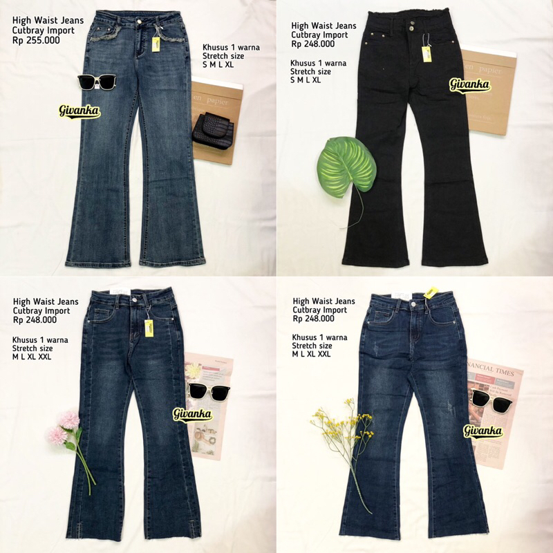 HIGHWAIST JEANS CUTBRAY IMPORT // HIGH WAIST JEANS CUTBRAY STRETCH IMPORT // CELANA CUTBRAY HIGHWAIS
