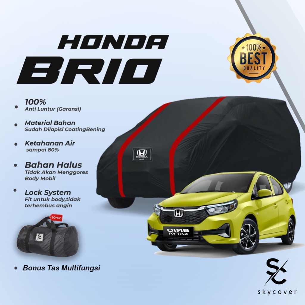 Sarung Mobil Brio Selimut Penutup Cover Mobil Brio